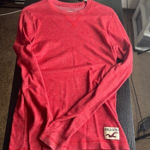 Hollister long sleeve tee (red)